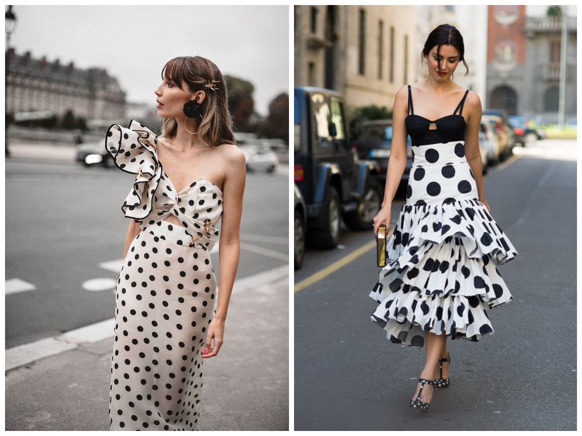 in the style polka dot dress